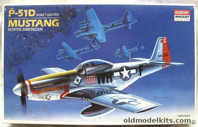 Academy 1/32 North American P-51D Mustang - 'Down For Double' Col. Gordon M. Graham 335th FG 8th Air Force England, 1629 plastic model kit